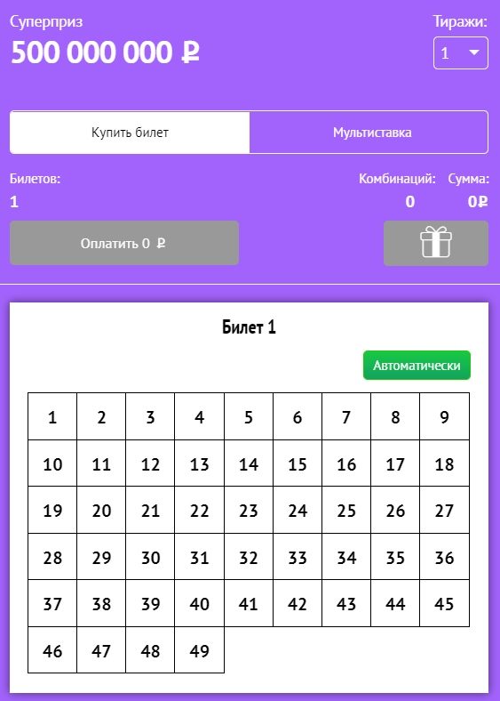 Как оформить ставку - сайт